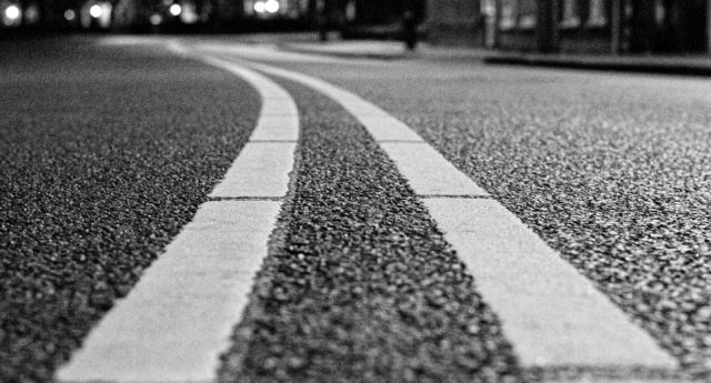 Close-up of a road.